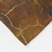 St Brigid Cross Green Rushes Crocus Imbolc Art フリースブランケット (角)