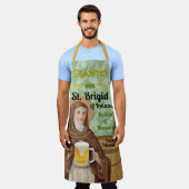 St. Brigid of Ireland and Her Barrel of Beer エプロン (着用した状態)