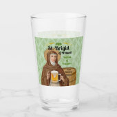 St. Brigid of Ireland and Her Barrel of Beer タンブラーグラス (正面)