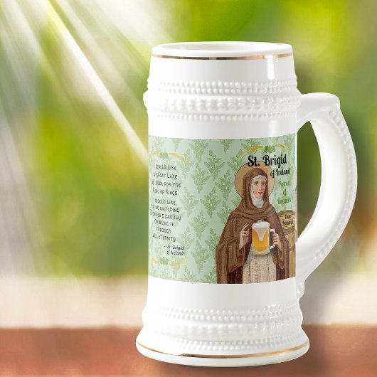 St. Brigid of Ireland and Her Barrel of Beer ビールジョッキ