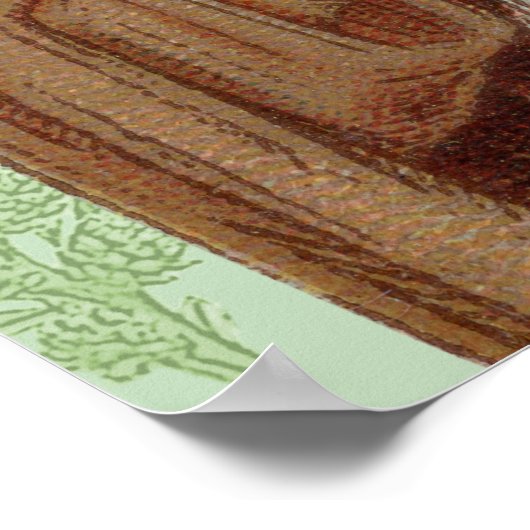 St. Brigid of Ireland and Her Barrel of Beer ポスター (角)