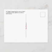 St. Brigid of Ireland and Her Barrel of Beer ポストカード (裏面)