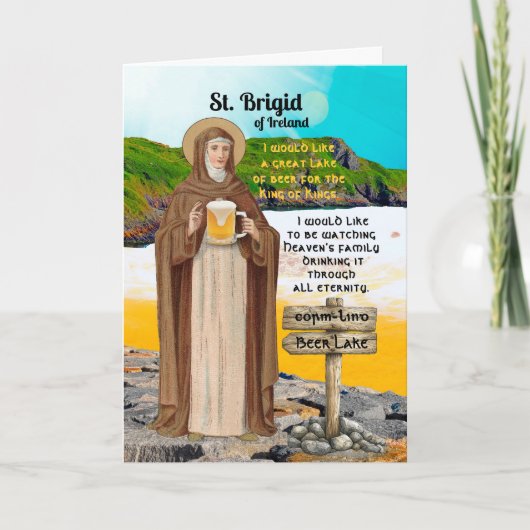 St. Brigid of Ireland and Her Lake of Beer カード (正面)