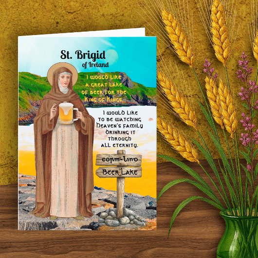 St. Brigid of Ireland and Her Lake of Beer カード