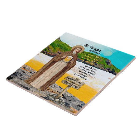 St. Brigid of Ireland and Her Lake of Beer タイル (側面)