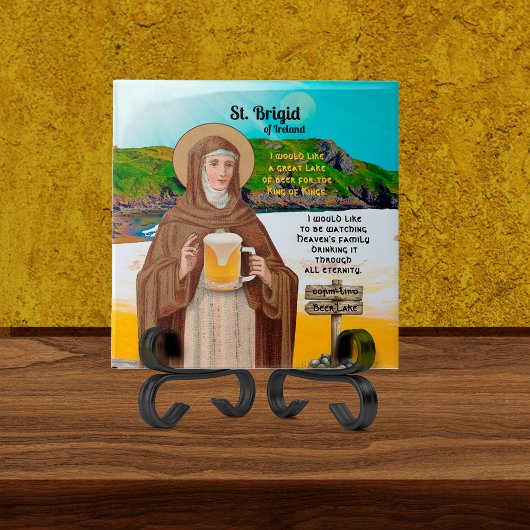 St. Brigid of Ireland and Her Lake of Beer タイル
