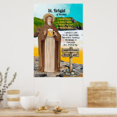 St. Brigid of Ireland and Her Lake of Beer ポスター (キッチン)