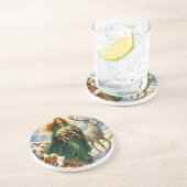 St Brigid Spring Goddess Woodland Animals Imbolc コースター (側面)