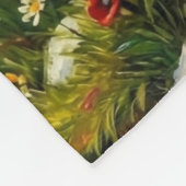 St Brigid Spring Goddess Woodland Animals Imbolc フリースブランケット (角)