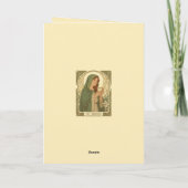 St Brigid The Patroness of Dairy Production カード (裏面)