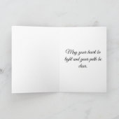 St. Brigid & The White Cow (Imbolc) カード (内部)