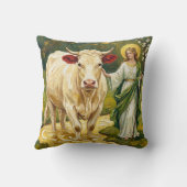 St. Brigid & The White Cow (Imbolc) クッション (裏面)