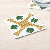 St. Brigidsの十字 スクエアペーパーコースター (アングル)