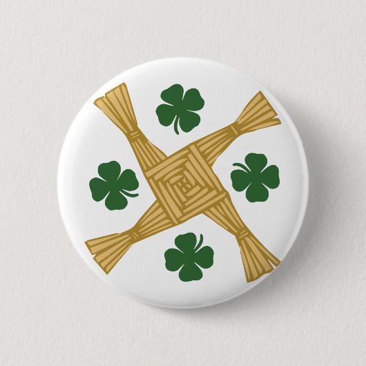 St. Brigidsの十字 缶バッジ (正面)