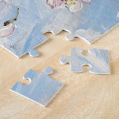 St Brigid's Cross Snowdrops Golden Imbolc Art ジグソーパズル (側面)