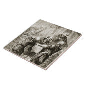 St. Brigit箱、「三組Thaumaturgaからの、または タイル (側面)