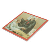 St. Camillusが病人を慰める(M 021) タイル (側面)