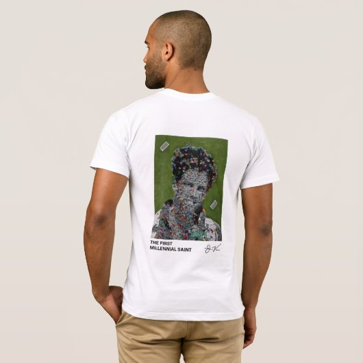 St. Carlo Acutis T-Shirt Tシャツ (裏面フル)