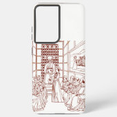 St Catherine Disputing with Scholars by Masolino Samsung Galaxyケース (裏面)