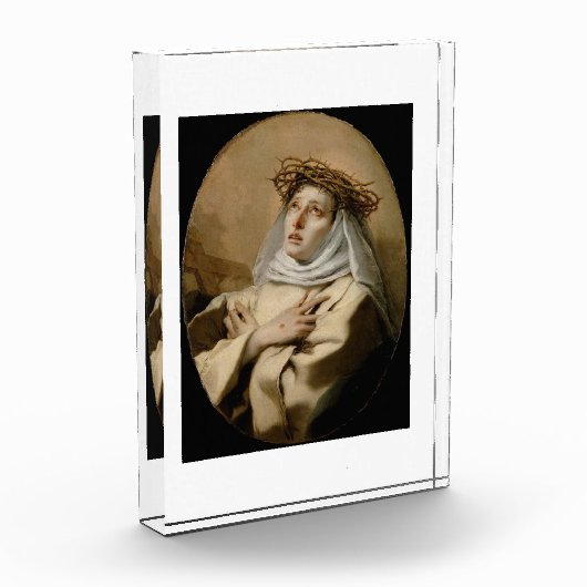 St. Catherine of Siena Hl. Katharina Siena Tiepolo フォトブロック (左)
