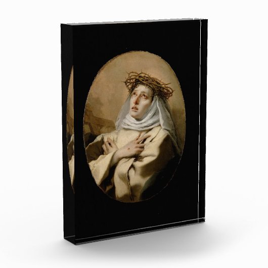 St. Catherine of Siena Hl. Katharina Siena Tiepolo フォトブロック (左)