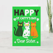 St Cattys Cats Sister Fun カード (正面)