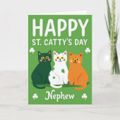 St Cattys Day Nephew Card カード (正面)