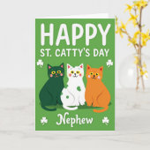 St Cattys Day Nephew Card カード (黄色い花)
