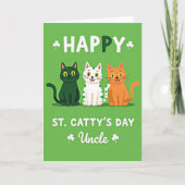 St Cattys Day Uncle Card カード (正面)