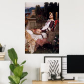 St Cecilia - Waterhouse ポスター (ホームオフィス)