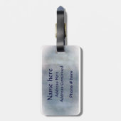 St Christopher安全な旅行バッグのラベル! 一流等を加えて下さい ラゲッジタグ (裏面縦)