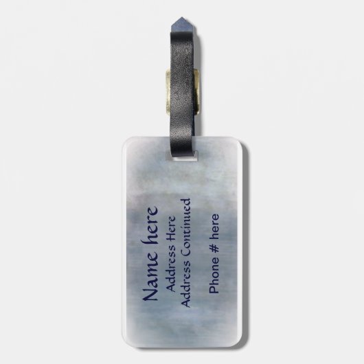 St Christopher安全な旅行バッグのラベル! 一流等を加えて下さい ラゲッジタグ (裏面縦)