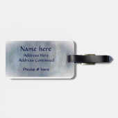 St Christopher安全な旅行バッグのラベル! 一流等を加えて下さい ラゲッジタグ (裏面横)