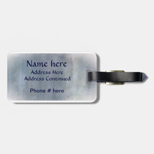 St Christopher安全な旅行バッグのラベル! 一流等を加えて下さい ラゲッジタグ (裏面横)