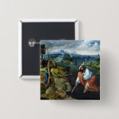 St Christopher 缶バッジ (正面&裏面)