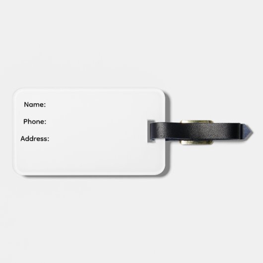 St. Christopher Luggage Tag ラゲッジタグ (裏面横)