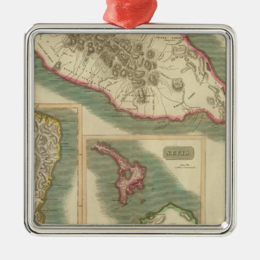 St Christophers 2 メタルオーナメント (正面)