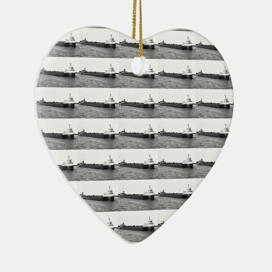 St. Clairの川のエドマンドFitzgerald セラミックオーナメント (右)