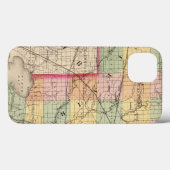 St Clair郡、ミシガン州の地図 Case-Mate iPhoneケース (裏面 (横))