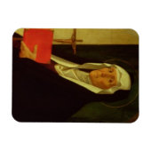 St. Clare, c.1485-90 (パネルの温度) マグネット (横)