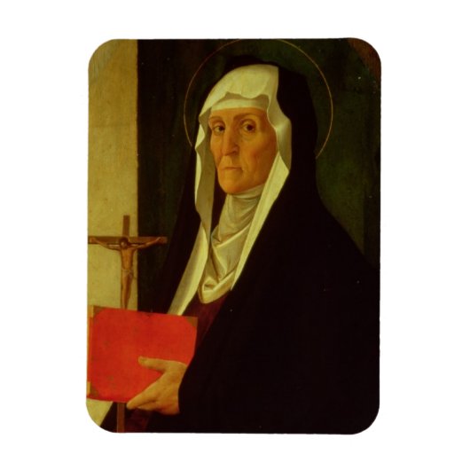 St. Clare, c.1485-90 (パネルの温度) マグネット (縦)