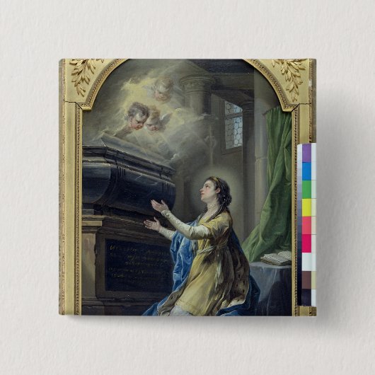 St. Clotilda 缶バッジ (正面)