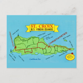St Croix Vintage Postcard ポストカード