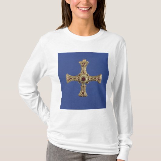 St Cuthbertの十字 Tシャツ (正面)