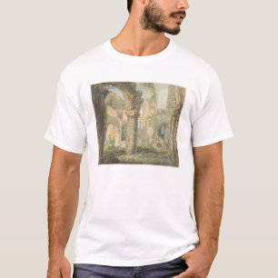 St Cuthbertの神聖な島1797年(w/c鉛筆に Tシャツ