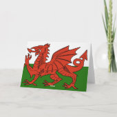 St Davidの日のラッパスイセン カード (裏面)