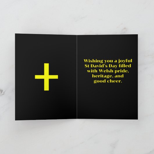 St David Cross カード (内部)