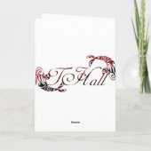 St Davids日の赤いドラゴンDydd Gwyl Dewi カード (裏面)