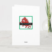 St David's Day、Welshの衣装、カードをパーソナライズ カード (裏面)