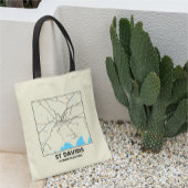 St Davids, Pembrokeshire City Map Tote Bag トートバッグ